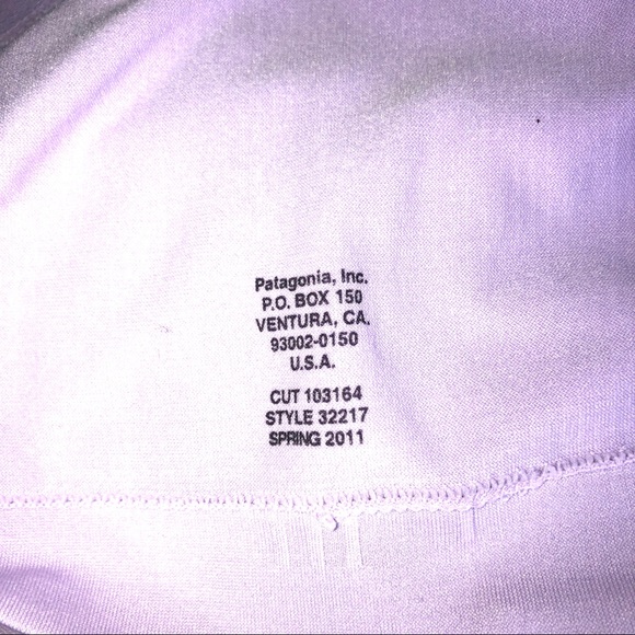 Patagonia Spaghetti Strap Purple Floral Tank Top - Picture 11 of 13